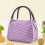 Sac isotherme rayé rouge pour femme 3