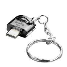 Čítačka kariet SD/Micro-SD s rozhraním USB-C, USB 2.0, kompatibilná s OTG