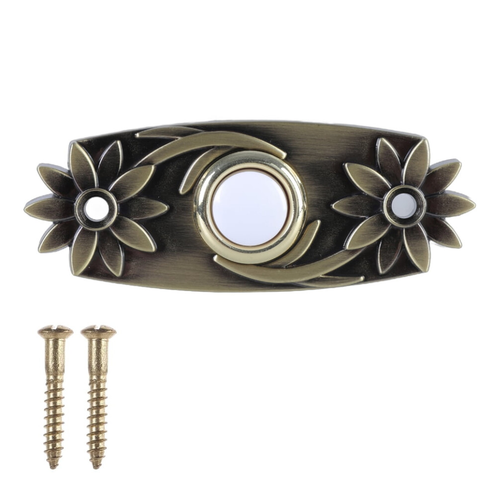 Brass Led Doorbell Button With Mounting Screws 9058772265180