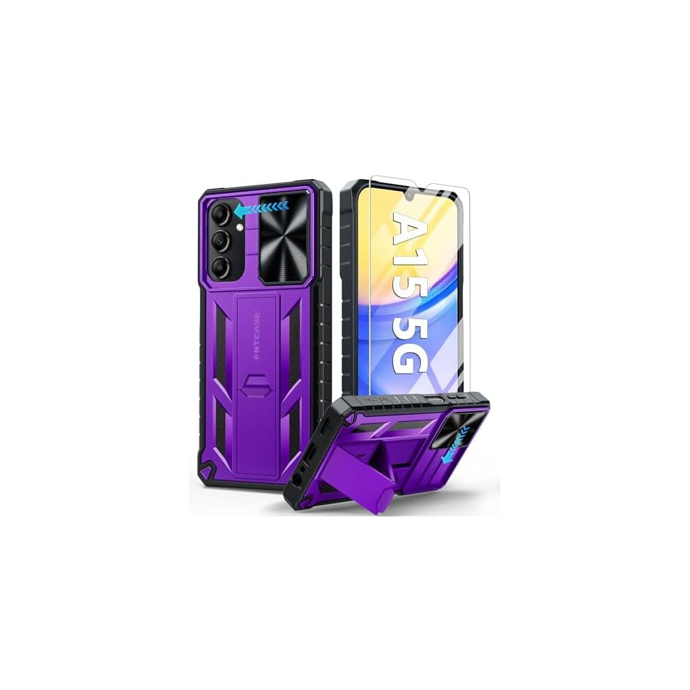 Samsung Galaxy A15-5G Case Â Shockproof Tpu Hybrid Purple 9058772266620