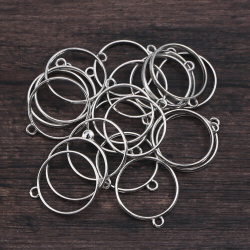 Lixi open-back bezel pendant blank frame for UV resin 2