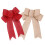Christmas Tree Topper Bow Beige Linen 10x7.5 Inch 8