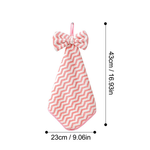 Hand Towels with Hanging Loop Brown Soft Absorbent 1