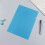 L-Type Clear Plastic A4 Folder Light Blue 1 Pc 2