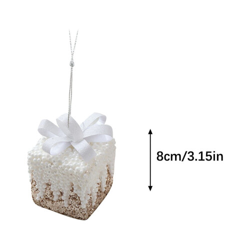 Kerstboomversiering strikken en ornamenten set 2