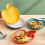 Homerr fruit-shaped serving plate with sauce holder, 8