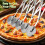 Pizzaskærer 24,5 cm rustfrit stål, 5 blade, rulleskærer, sølvfarvet dejkniv 5