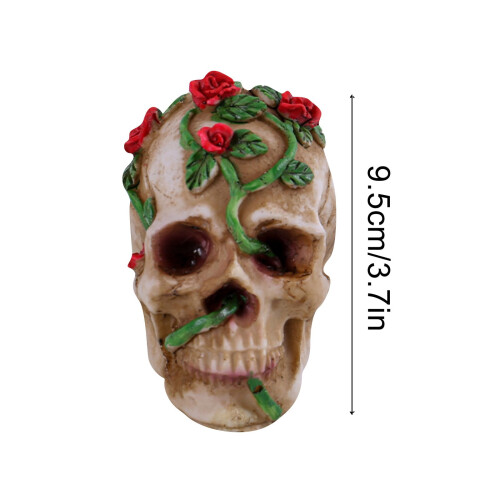 Halloween skull ornaments resin horror decoration set 1