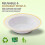 Elegant Gold Plastic Bowl 12oz Disposable 50 Count 2