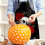 Halloween forklæde kranie design unisex 1 stk. 4