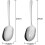 4-piece set - 2 serving spoons and 2 openwork serving spoons - large serving spoon set - silver 2