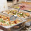 4-piece set - 2 serving spoons and 2 openwork serving spoons - large serving spoon set - silver 5