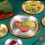 Barbecue and Dinner Plate Set Brushed Stainless Steel Matte 4