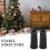 Socle de support pour sapin de Noël noir, 6 pièces 3