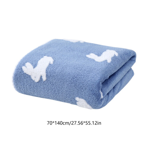 Πετσέτα μπάνιου Rabbits Jacquard μαλακή απορροφητική 1 συσκευασία 2