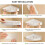 White shower caddy without drilling - Wall-mounted bathroom bracket without marks - Multifunctional storage rack - Support 4