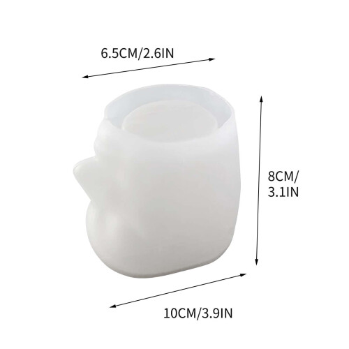 Køkkengadgetform til stearinlys, gips, cement, 1 stk. 1
