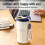 Thermos per caffè con infusore per tè e display LED della temperatura, 500 ml 3