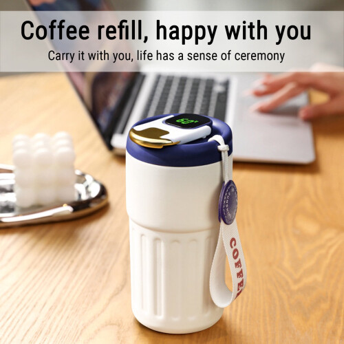 Thermos per caffè con infusore per tè e display LED della temperatura, 500 ml 2