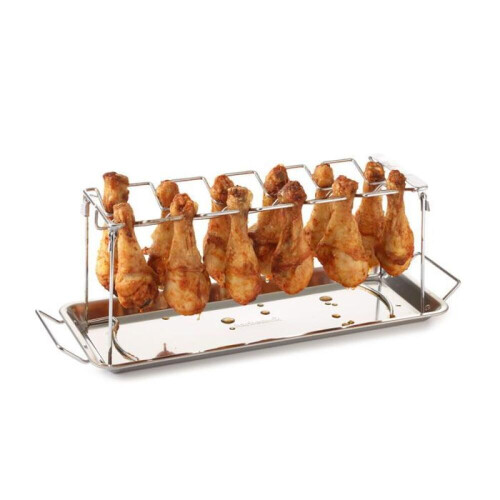 Barbecue-Stand für 12 Hähnchenflügel