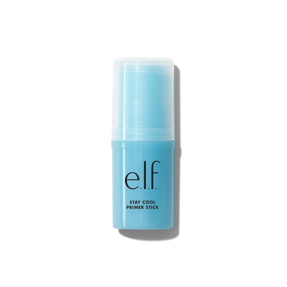 E.l.f. Stay Cool Primer Stick, Hydrating Gel Primer Preps Skin For Makeup, Imparts A Cooling Feel, Infused With Aloe Water, Vegan & Cruelty-Free
