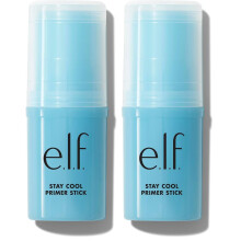 e.l.f. Stay Cool Primer Stick,Hydrating Gel Primer Preps Skin For Makeup,Imparts A Cooling Feel,Infused With Aloe Water,Vegan & Cruelty-Free, 2 Pack
