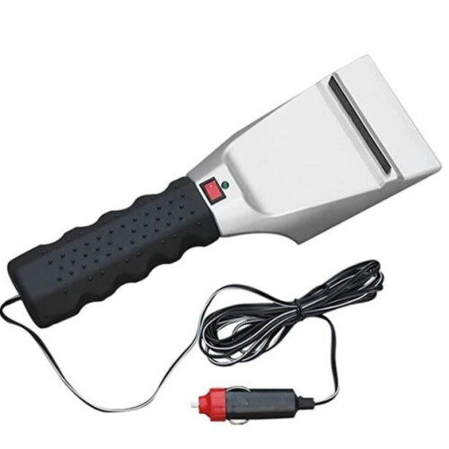 Ice scraper - Not specified - 12V - Heating elements - Integrated rubber - Black