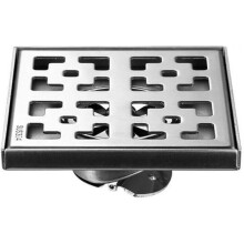 Vloerafvoer - 15  15 cm - Haarfilter - Vloer- en doucheafvoer - Anti-verstoppingsafvoer - Bodemafvoer - Vloerafvoer