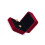 Schmuckkästchen/Ohrringkästchen aus Flanell DarkRed 1