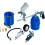 Kit de acessórios MICHELIN de 8 peças para qualquer compressor montado em tanque. 1