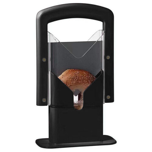 Bagelschneider Brotschneider mit sicherem Griff Black