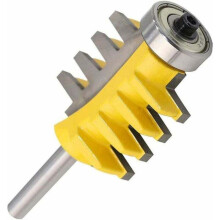 8mm shank bevel-tooth tenon cutter, engraving machine cutter, woodworking tool, suitable for...
