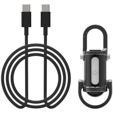 Mini keychain flashlight, waterproof, super bright 1200 lm LED flashlight, 8 modes for camping, hiking and...