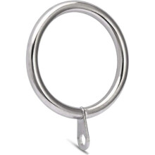 60 gardinringar - Innerdiameter 38 mm - Duschdraperi - Strykjärn - Gardinringar - Silver - Ring