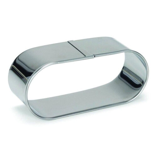 Sütőforma - PATISSE - Mini papucsforma - Rozsdamentes acél - 11 cm - Ezüst