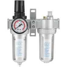 Compressed air filter regulator/lubricator, Air compressor filter regulator (G1/2)