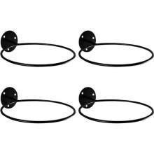 Teile - Wandmontierter Sportballhalter - Wandmontage - Halter für Basketbälle, Fußbälle, Volleybälle - schwarz -