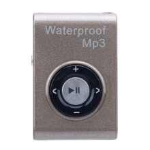 Leitor de MP3 à prova d'água para natação - SHIPENOPHY - 8GB - IPX8 - caixa de alumínio - fones de ouvido à prova d'água
