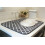 Kitchen Sink Drying Mat Super Absorbent Quick Dry Thick Mesh Machine Washable Reusable Counter Protector 5