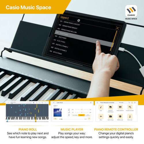 Casio Casio CDP-S110BK Digital Piano with 88 Weighted Keys, Black 1