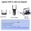 WiFi 6 USB 3.0 Adapter for Desktop PC with Plug and Play Functionality, High Speed Dual Band 4