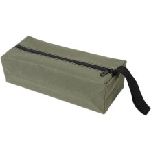 Bolsa multifuncional em lona Oxford com zíper, ideal para chaves de fenda, chaves inglesas e alicates - Tamanho G