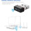 USB 2.0 Wireless N WiFi Adapter, 802.11n Dongle for Raspberry Pi, Windows 2000 XP Vista 7 8 Linux 2.4 Compatible 4