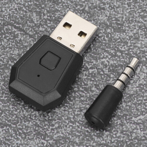 USB Wireless Bluetooth 4.0 Audio Transmitter Adapter for PS4 Xbox Game Console, Compact Plug and Play Design 2