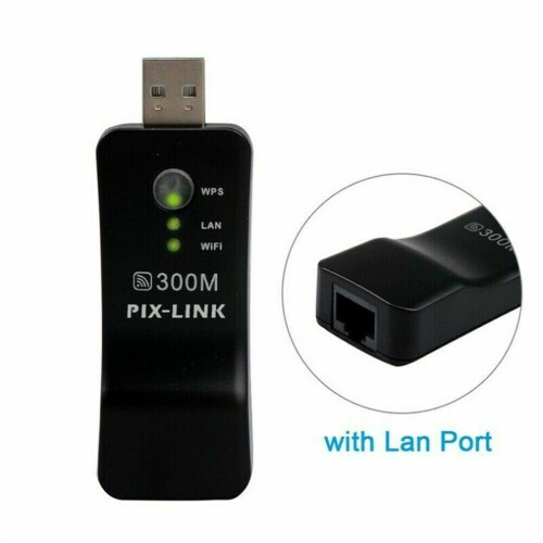 Smart TV Compatible Ethernet WiFi Adapter Dongle for Streaming Devices, USB Plug and Play Network Access 1