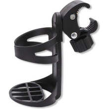 Suporte para copo de bicicleta em PP preto com braçadeira ajustável, suporte universal com rotação de 360, para bicicletas de montanha, ca