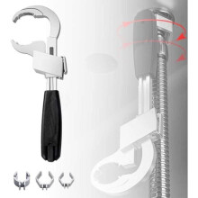 Multifunktionell justerbar skiftnyckel, universal justerbar skiftnyckelsats med överlägsen precision, handverktyg för reparation [~415]
