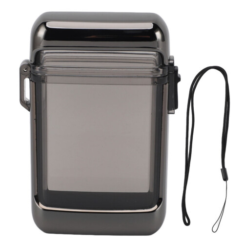 Rugged Black Cigarette Holder, Waterproof and Scratch Resistant, Easy Access Case 2
