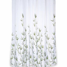 Shower Curtain - IDRALITE - Tahiti - Nature Pattern - Green - Polyester - 180x200