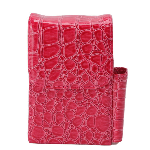 Fashionable Leather Cigarette Case with Secure Closure for Everyday Essentials 1